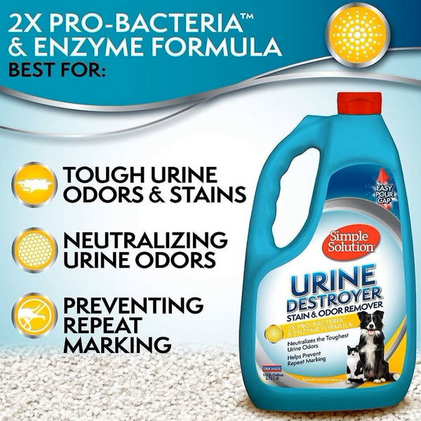 Simple Solution Urine Destroyer Stain & Odor Remover (gallon)