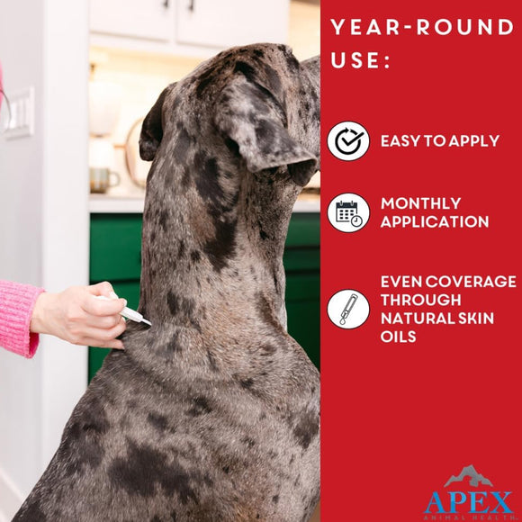 Apex Plus Topical Flea & Tick Prevention for Dogs 89-132 lbs (3 doses)