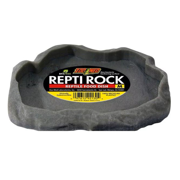 Zoo Med Repti Rock Food Dish for Reptiles, Assorted