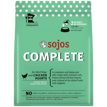 Sojos Complete Chicken Recipe Freeze-Dried Adult Dog Food