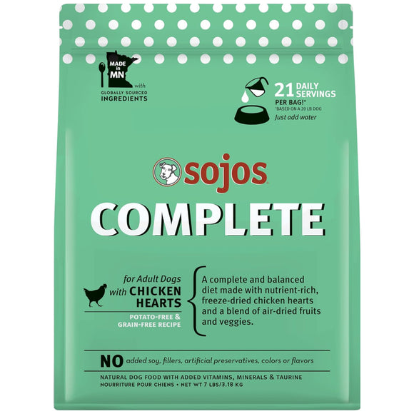 Sojos Complete Chicken Recipe Freeze-Dried Adult Dog Food