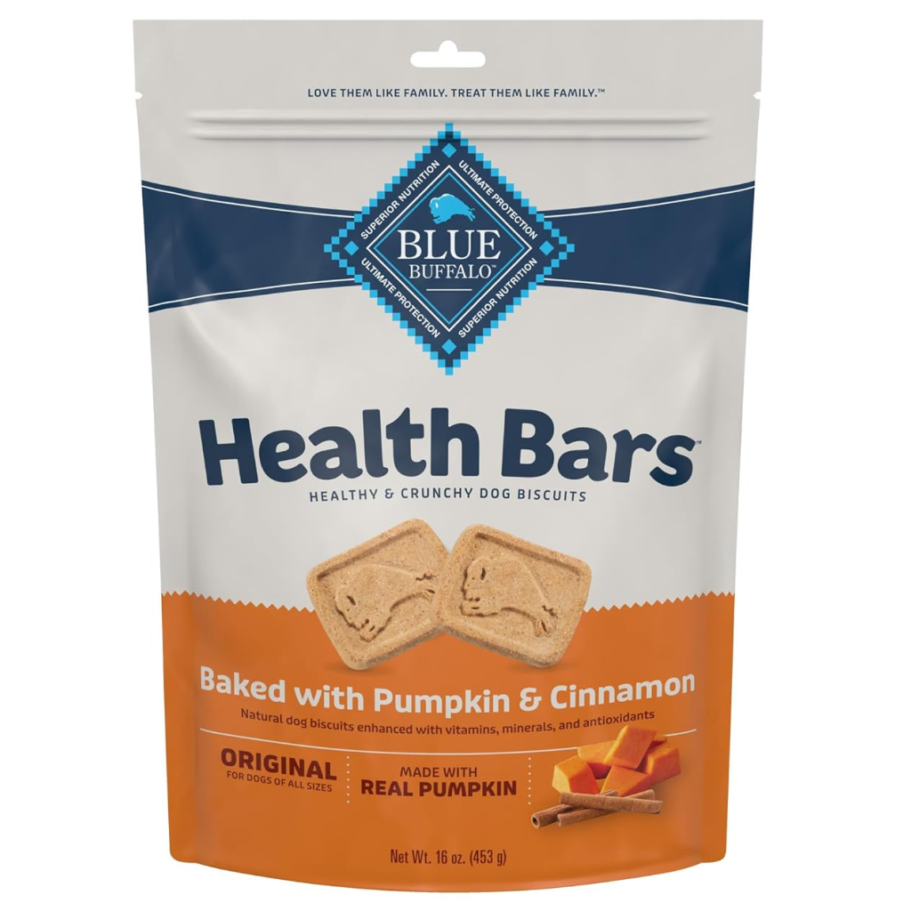 Blue Buffalo Health Bars Pumpkin & Cinnamon Biscuits for Dogs (16 oz)