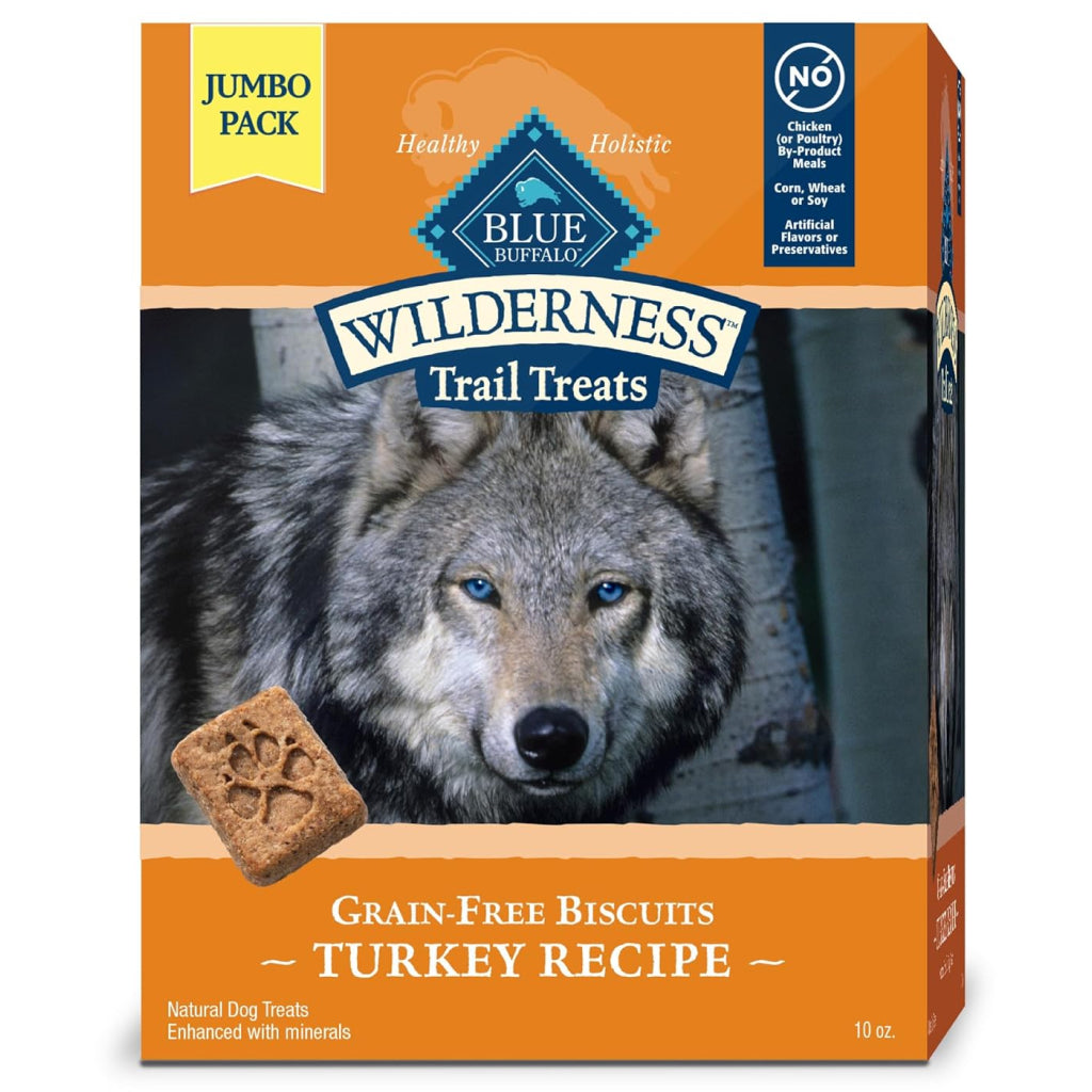 Blue Buffalo Wilderness Trail Treats Turkey Biscuits for Dogs (10 oz)