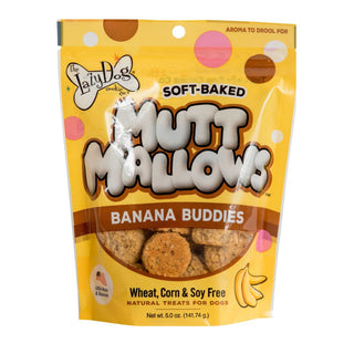 Lazy Dog Mutt Mallows Banana Buddies Treats For Dog (5 oz)