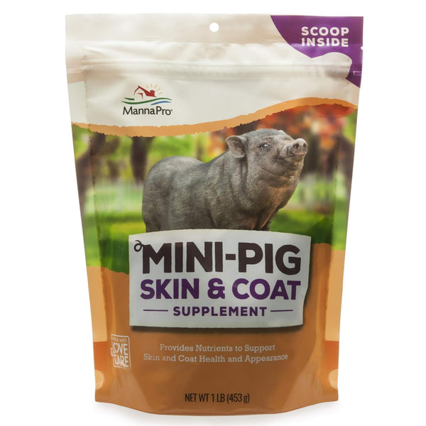 Manna Pro Skin & Coat Supplement For Mini Pig (1 lb)