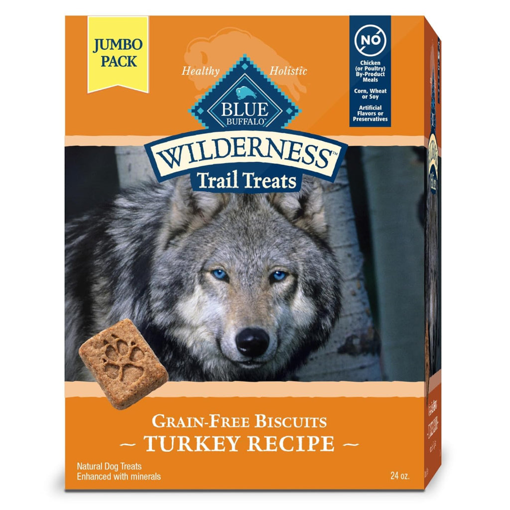 Blue Buffalo Wilderness Trail Treats Turkey Biscuits for Dogs