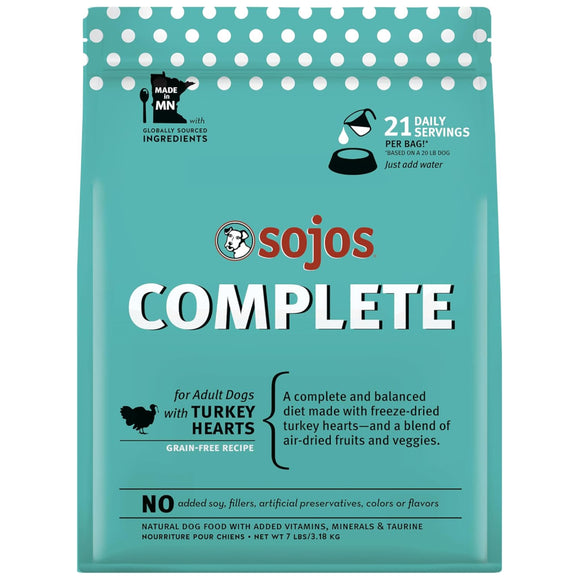 Sojos Complete Turkey Recipe Freeze-Dried Adult Food For Dog