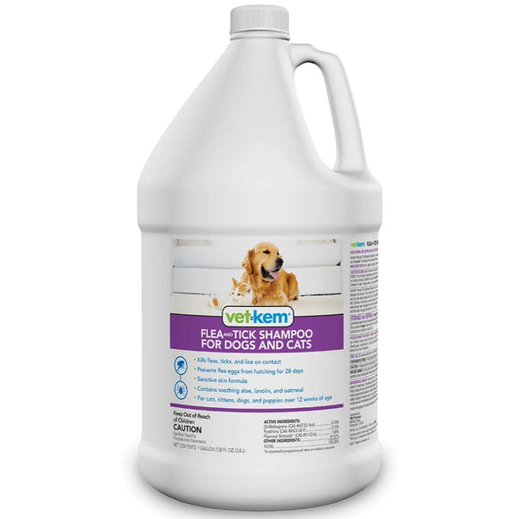 Vet-Kem® Flea and Tick Shampoo for Dogs and Cats