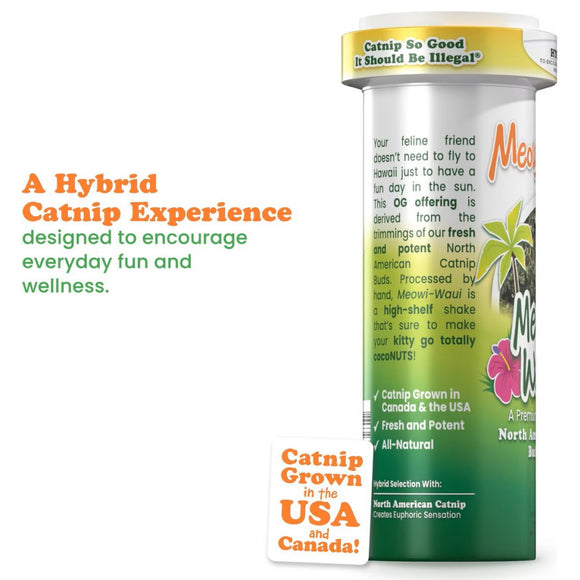 Meowijuana Meowi-Waui Ground Catnip & Catnip Buds (0.917 oz)