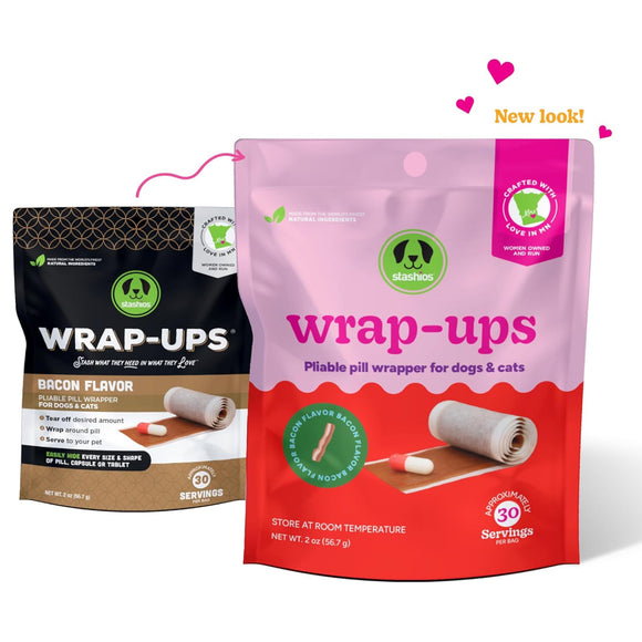 Stashios Wrap-Ups Bacon Flavor Pill Wrapper for Dogs & Cats (2 oz)