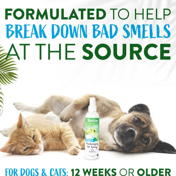 TropiClean Freshen Up Deodorizing Pet Spray Dog & Cat (8 oz)