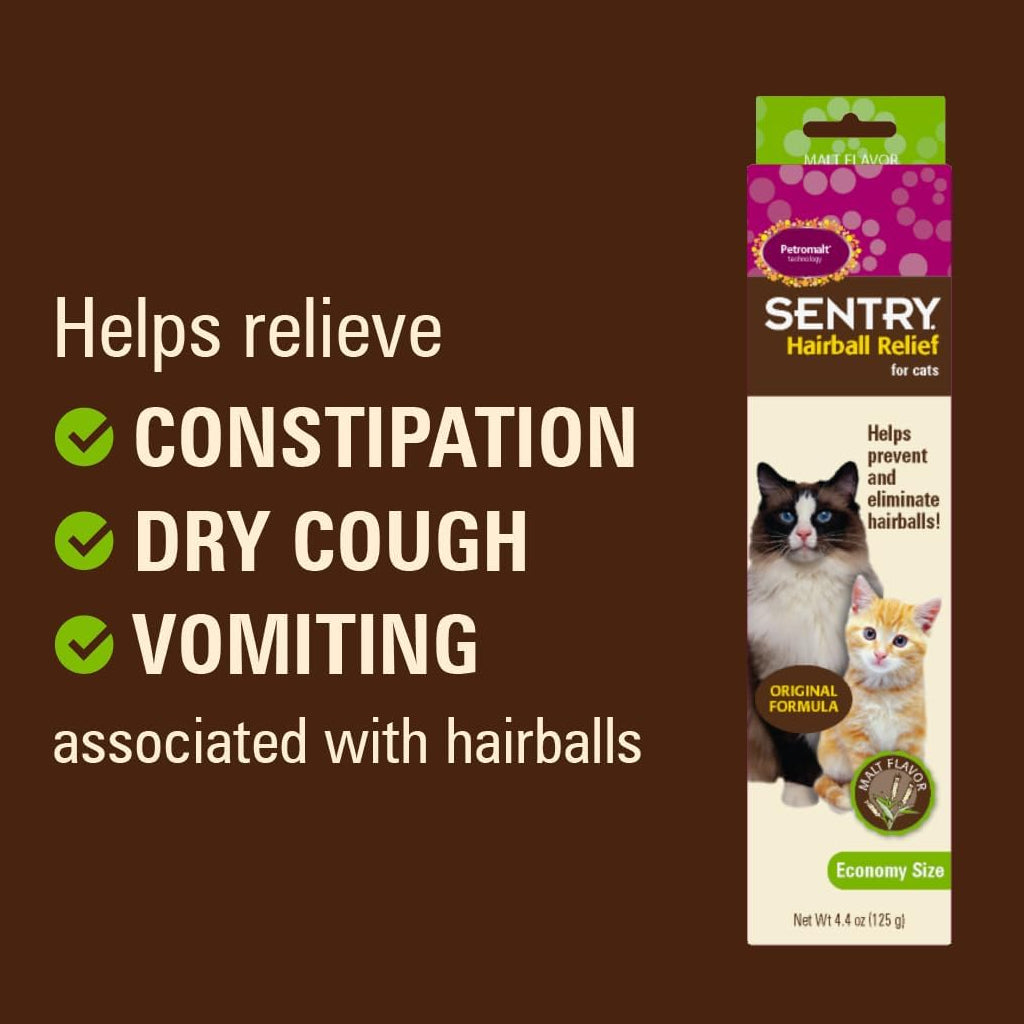 Sentry Hairball Relief Malt Flavor For Cat (4.4 oz)