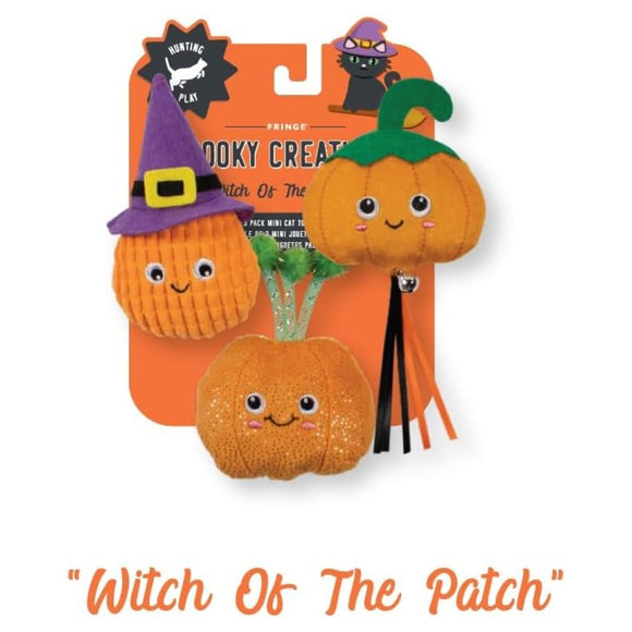 PetShop by Fringe Studio Witch of the Patch Cat Toy Set (3 pack)