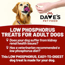 Dave's Pet Food Renal-Friendly Sweet Potato Recipe Treats For Dog  (5 oz)