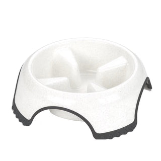 JW Pet Skid Stop Slow Feed Bowl For Dog (Assorted Colors)