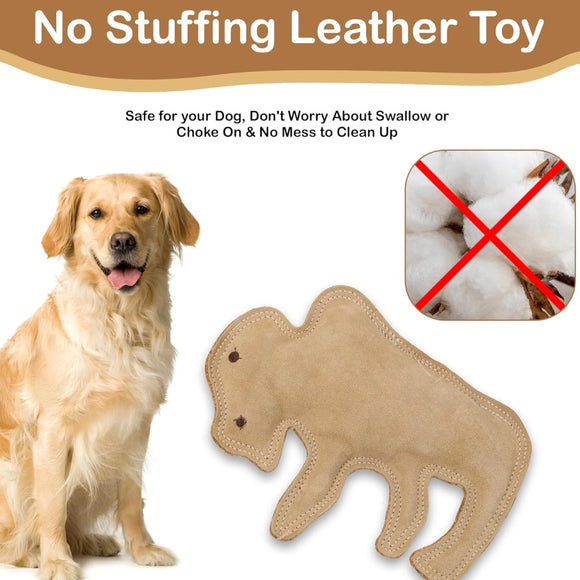 Ethical Dura-Fuse Leather Buffalo Toy For Dog (12")