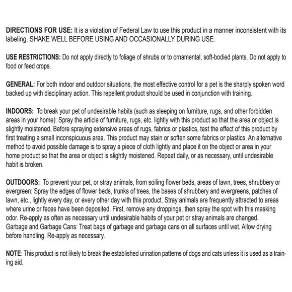 Four Paws Keep Off! Repellent Outdoors & Indoors Spray For Cat & Kitten (6 oz)