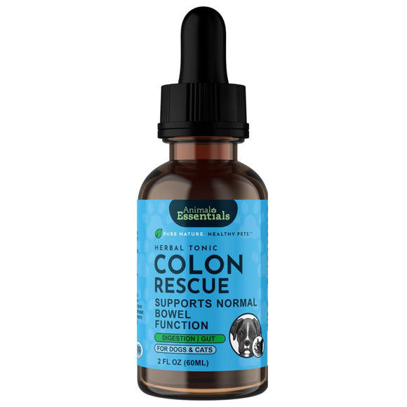 Animal Essentials Colon Rescue Herbal Tonic to Support Normal Bowel Function for Dogs & Cats