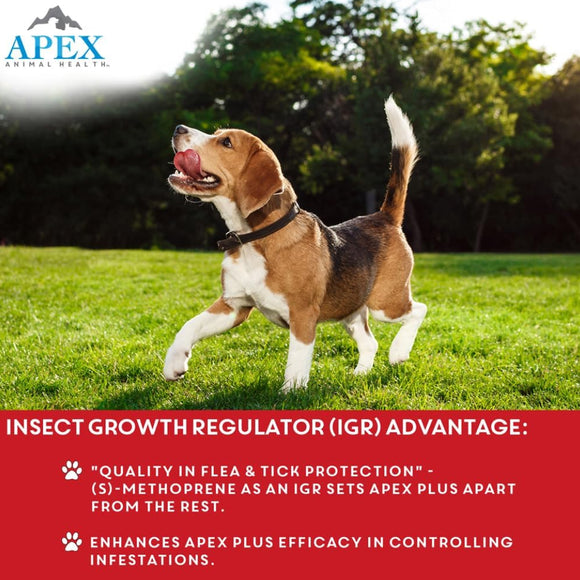 Apex Plus Topical Flea & Tick Prevention for Dogs 89-132 lbs (3 doses)