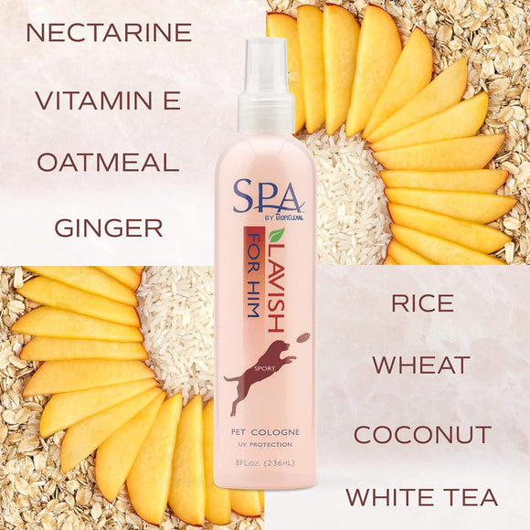 SPA by TropiClean Lavish For Him Cologne Spray for Pets (8oz)