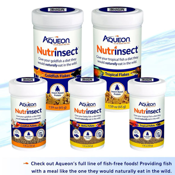 Aqueon Nutrinsect Goldfish Flakes (1.76 oz)