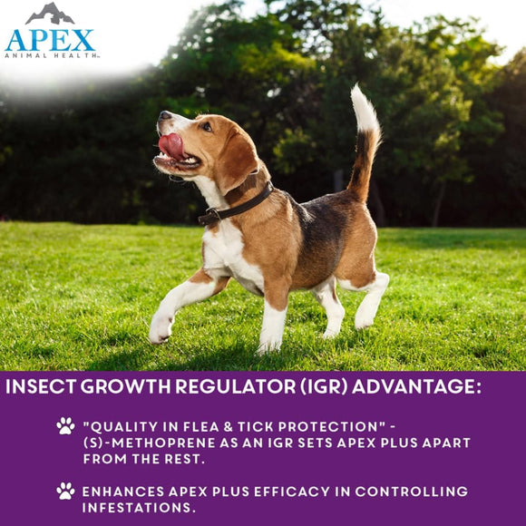 Apex Plus Topical Flea & Tick Prevention for Dogs 45-88 lbs (3 doses)