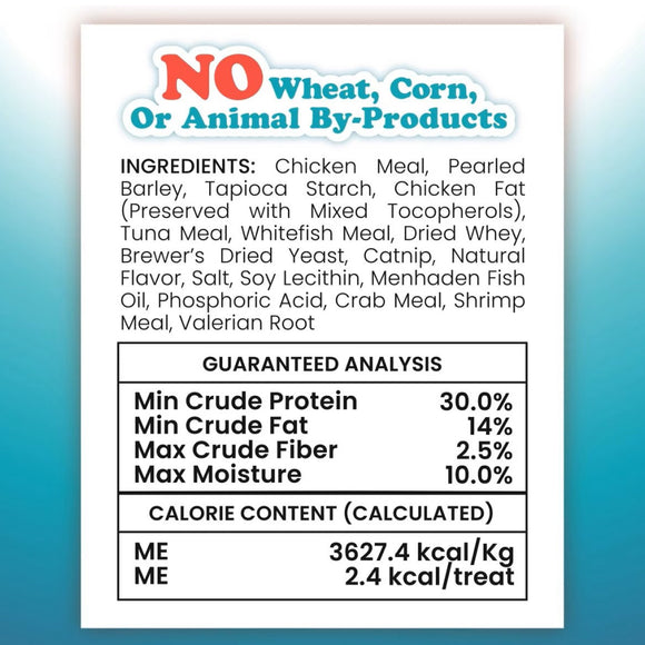 Meowijuana Crunchie Munchies Seafood Medley Flavor Catnip Treats (3 oz)