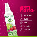 TropiClean EnduraScent Raspberry Lime Deodorizing Pet Spray For Dog & Cat (8 oz)
