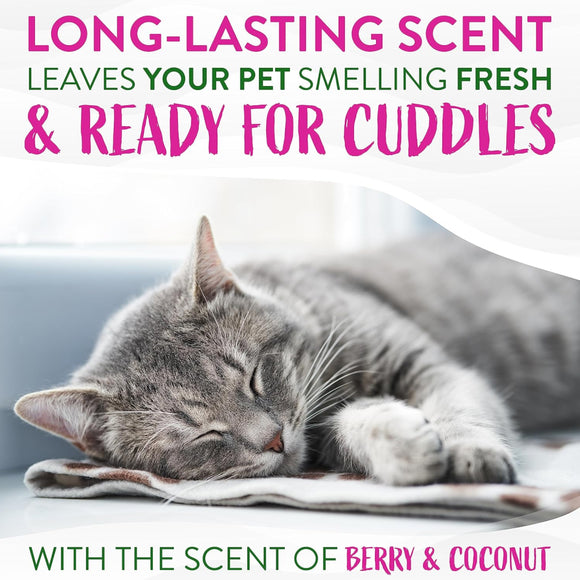 TropiClean Berry & Coconut Deep Cleansing Shampoo for Cats & Kittens (12oz)