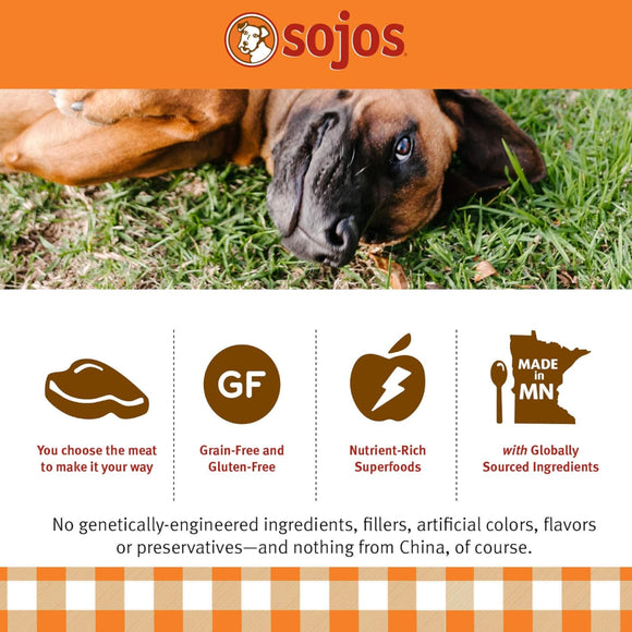 Sojos Complete Beef Recipe Freeze-Dried Adult Food For Dog