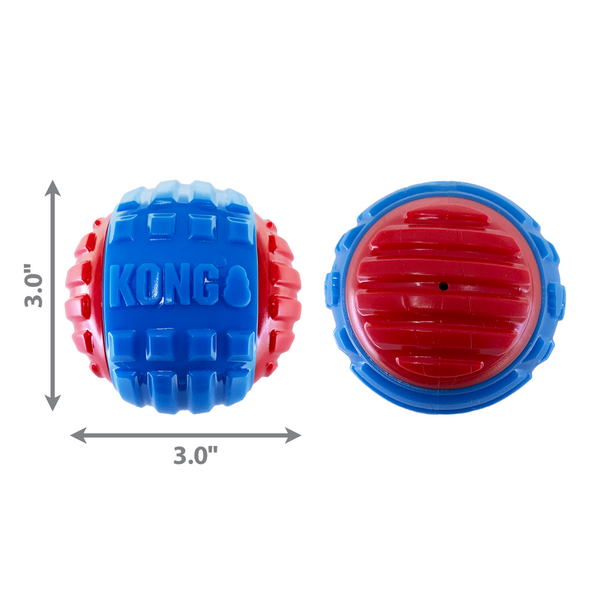 Kong CoreStrength Rattlez Ball Toy For Dog (Large)