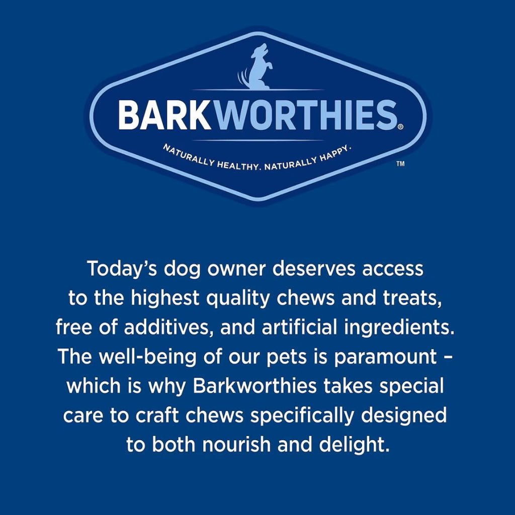 Barkworthies Odor-Free Cane Bully Stick Treats For Dog, 1ct