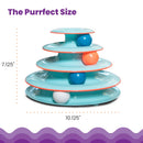 Catstages Chase Meowtain Interactive 4-Tier Track Toy For Cat