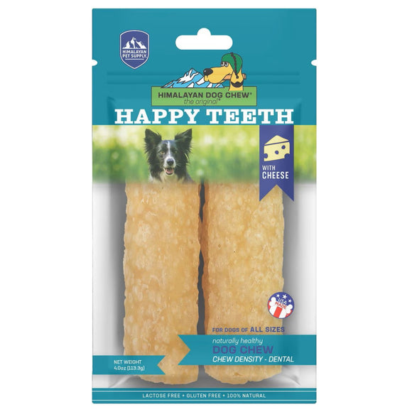 Himalayan Pet Supply Happy Teeth Himalayan Cheese Dental Treat For Dog (2 ct)