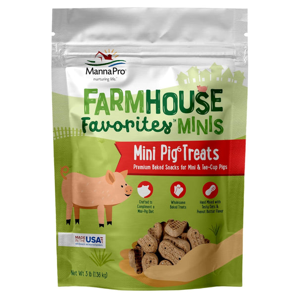 Manna Pro Farmhouse Favorites Treats For Mini Pig (3 lb)