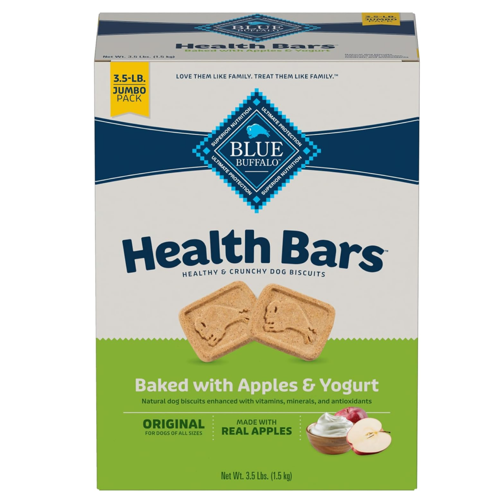 Blue Buffalo Health Bars Apple & Yogurt Biscuits for Dogs