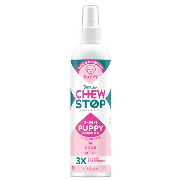 TropiClean Chew Stop Behavior Aid Puppy Spray (8oz)