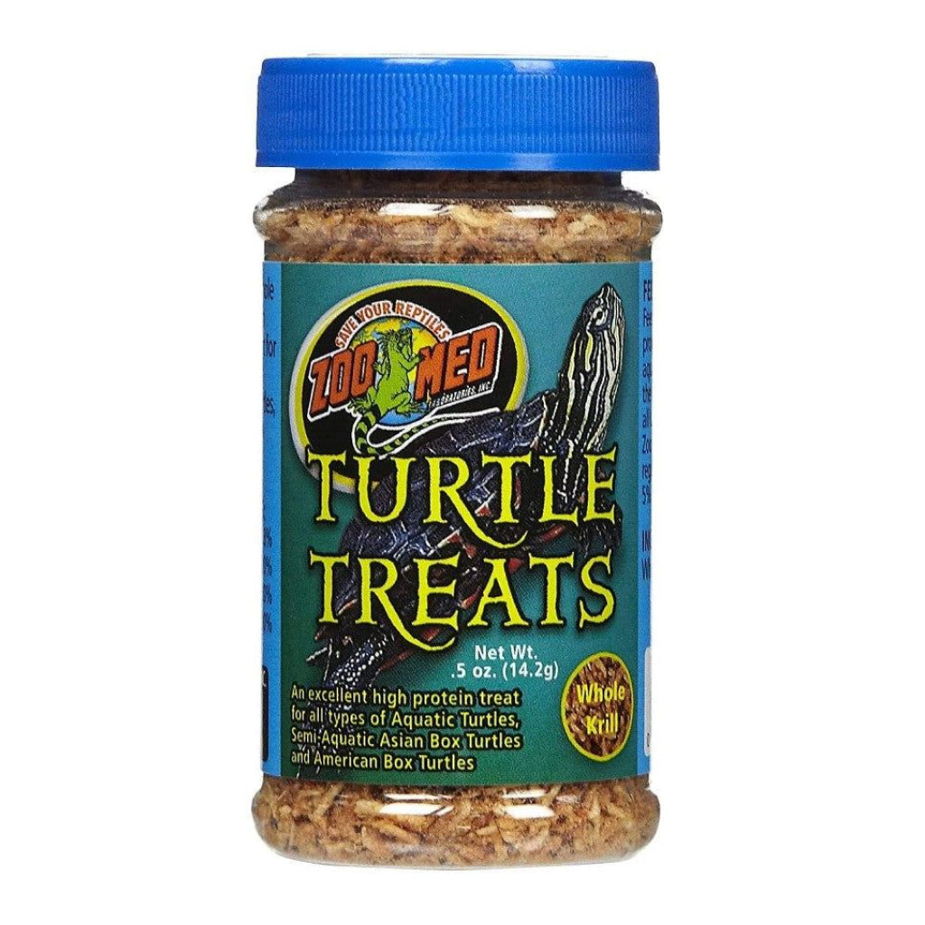 Zoo Med Turtle Treats 0.5 oz High Protein Whole Krill for Turtles