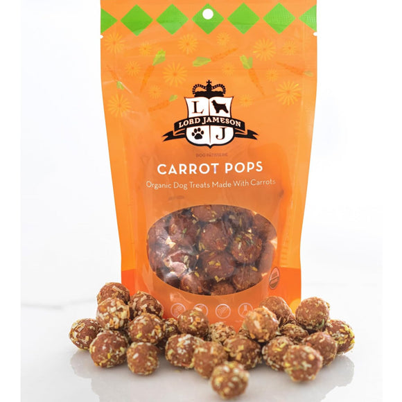 Lord Jameson Carrot Pops Organic Carrot Soft & Chewy Treats For Dog  (6 oz)