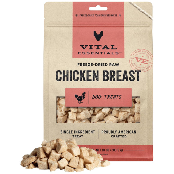 Vital Essentials  Freeze-Dried Raw Chicken Breast Treats For Dog