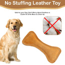 Ethical Dura-Fuse Leather Bone Toy For Dogs-3