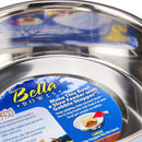 Loving Pets Classic Murano Blue Non-Skid Stainless Steel Pet Bowl