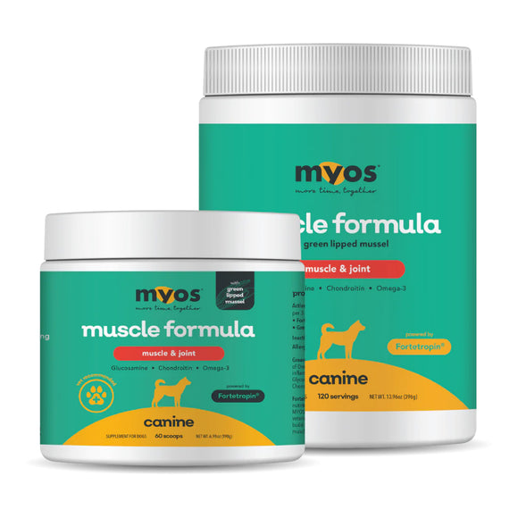 MYOS Canine Muscle & Joint Formula with Green Lipid Mussel - 396 g (120 servings)
