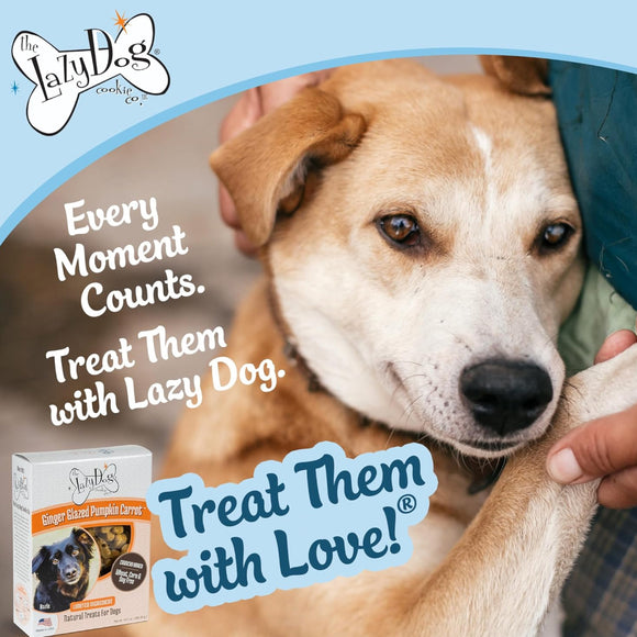 Lazy Dog Ginger Glazed Pumpkin Carrot Treats For Dog (14 oz)