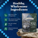 Blue Buffalo Wilderness Trail Toppers Wild Cuts Chunky Duck Bites in Hearty Gravy Wet Food Topper For Dog(3 oz x 24 pouches)