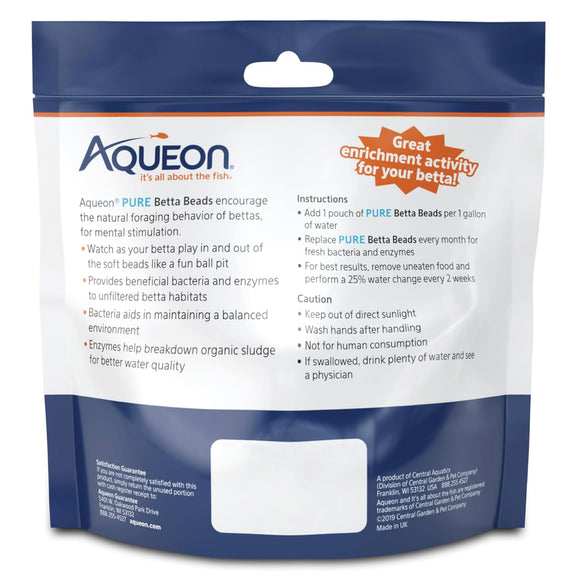 Aqueon PURE Betta Beads (8.8 oz)