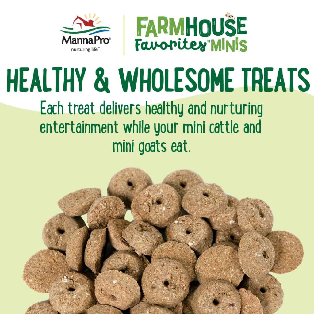 Manna Pro Farmhouse Favorites Treats For Mini Goat & Mini Cattle (3 lb)