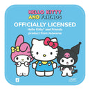 Squishmallows Plush Bolster Pet Bed -Pink Hello Kitty