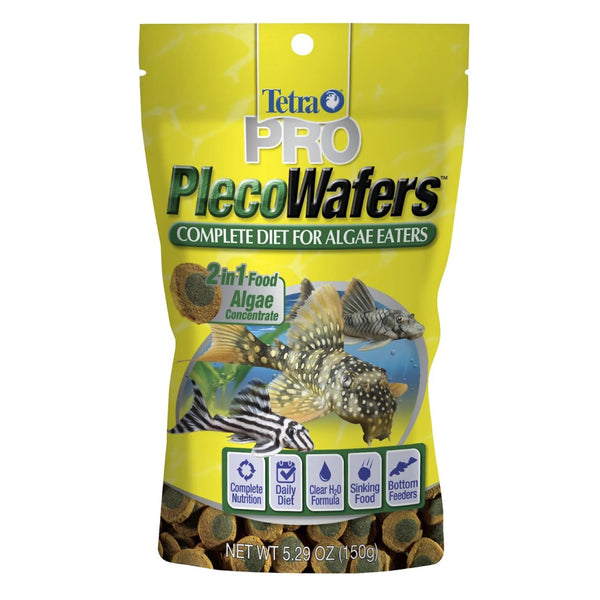 Tetra PRO PlecoWafers Vegetable Diet Fish Food