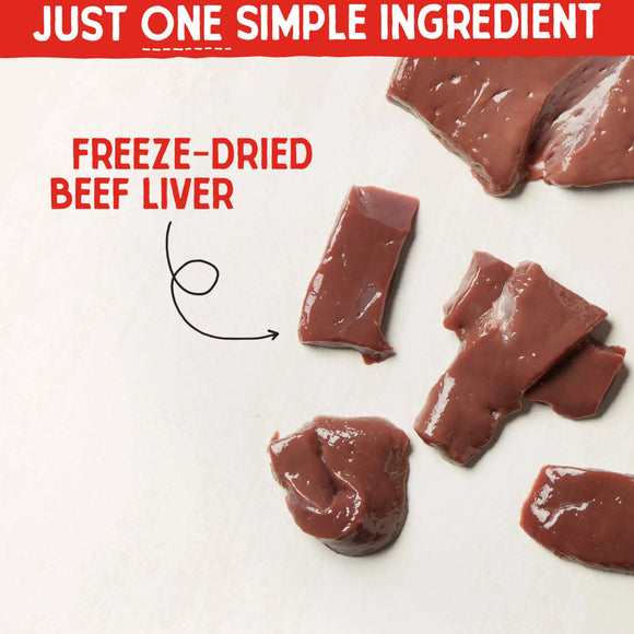 Stella & Chewy's Freeze-Dried Beef Liver Treats For Dog (3 oz)